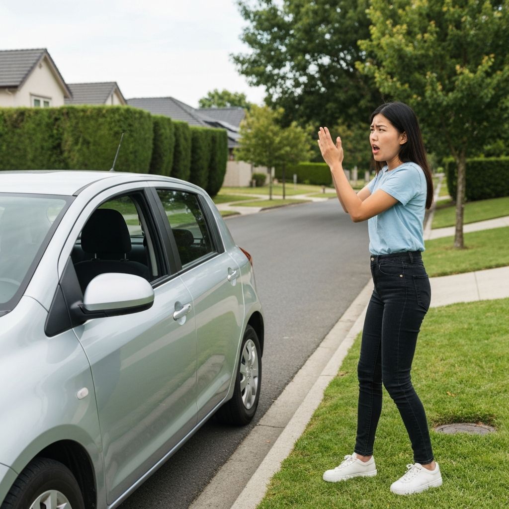 locked out of car near me - driver waiting for help