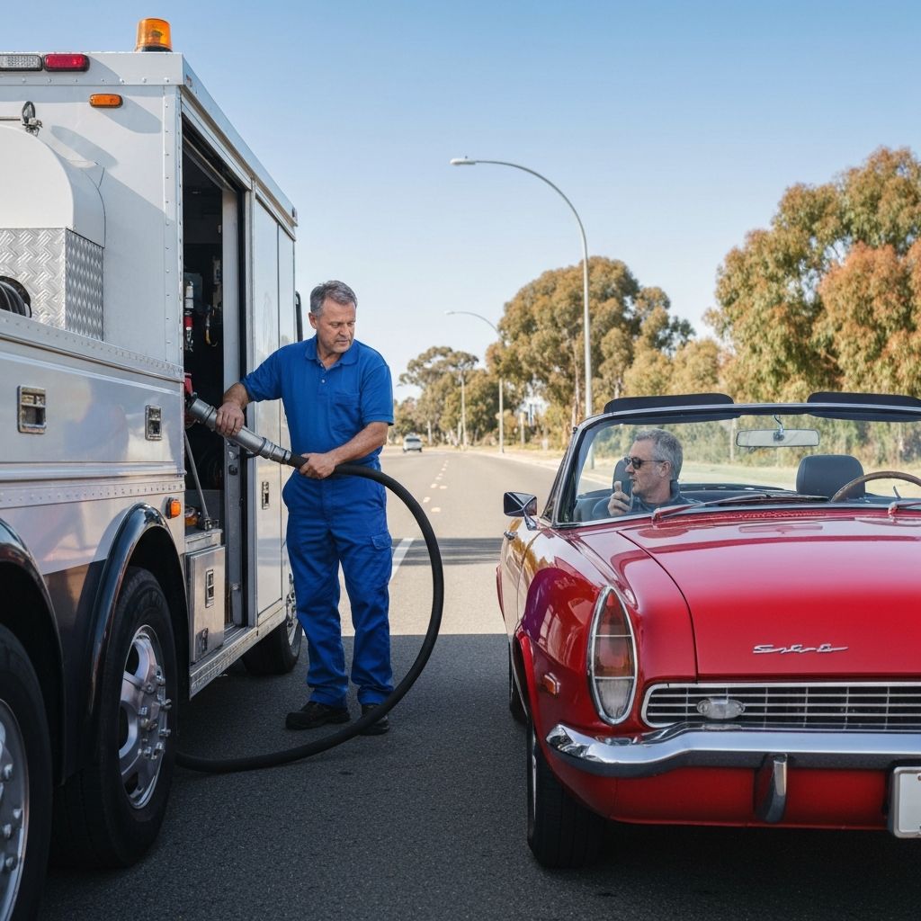 emergency gas delivery near me - roadside fuel assistance