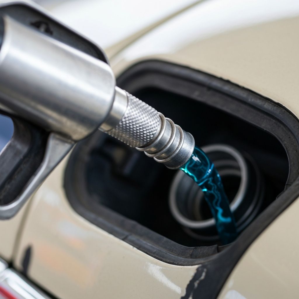 out of gas help near me - fuel nozzle close-up