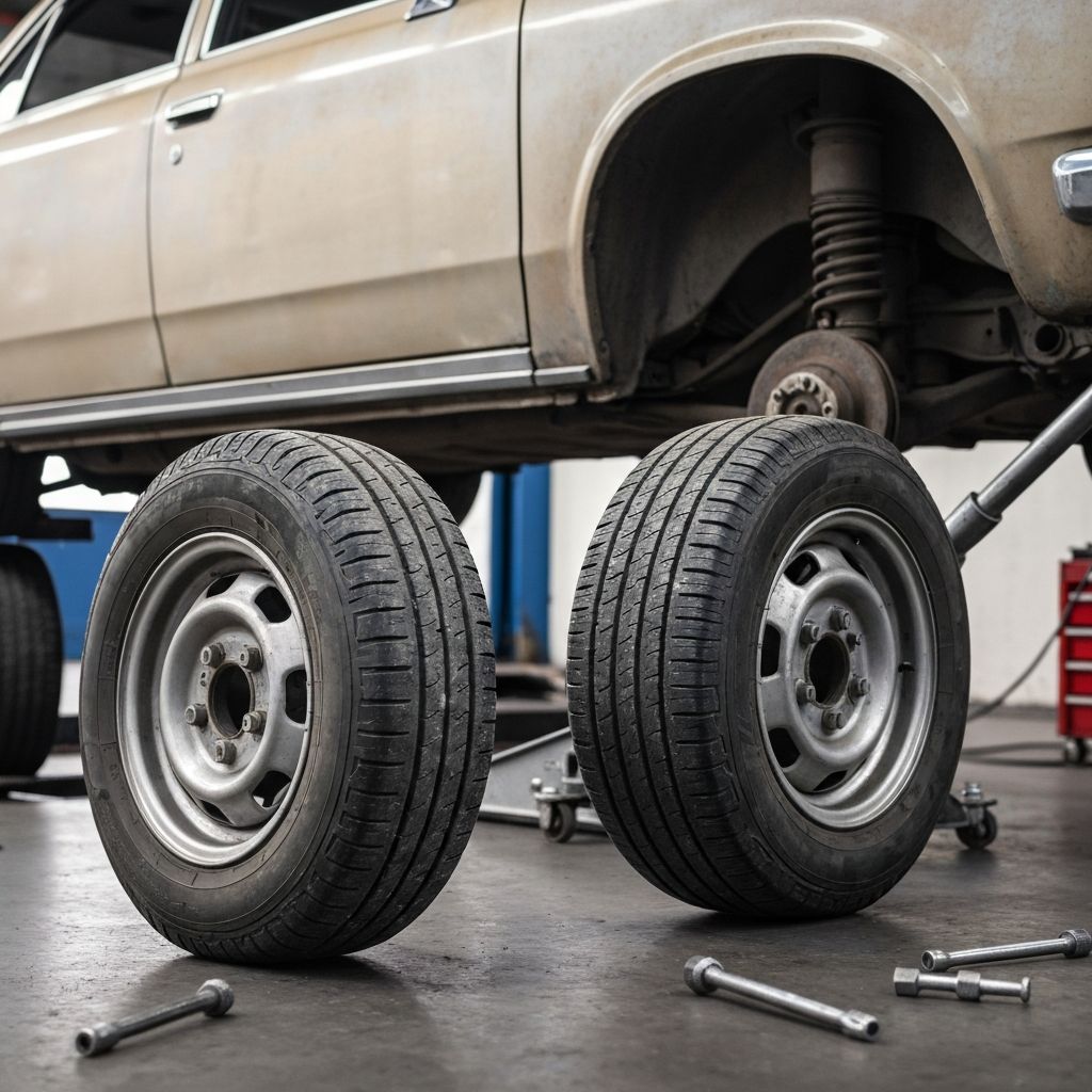 tire replacement service near me - old tire removed